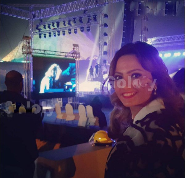 بالصور.. شيرين عبدالوهاب وليلى علوي في حفل «ياني» بسفح الأهرامات