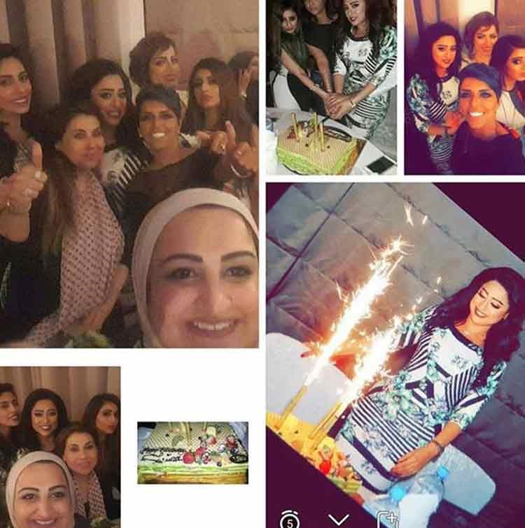 بالصور.. شقيقة شيماء سبت تفاجئها باحتفال خاص بعيد ميلادها