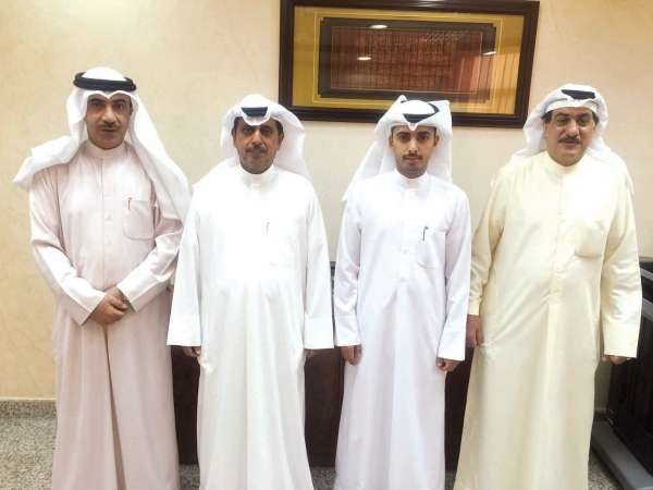 راشد العازمي يتوسط عماد المرزوق ومحمد العازمي ووليد الكندري﻿