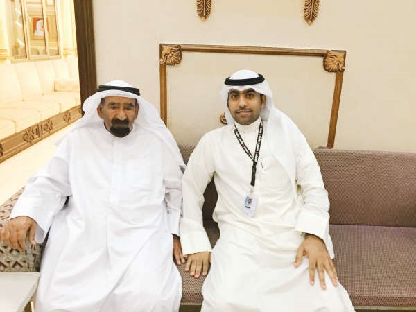 النائب السابق عبدالله عوض الخضير والزميل عبدالله صاهود
