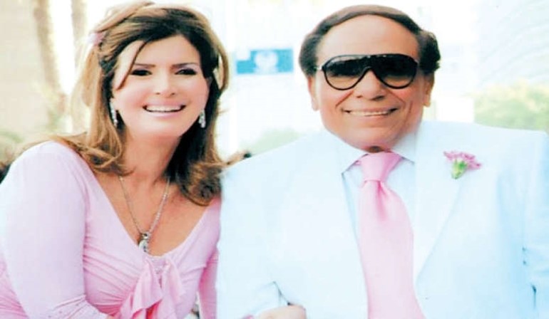 الفنانة القديرة ميرفت امين مع الزعيم عادل اامام