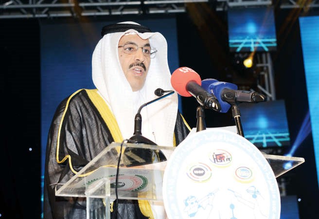 دعيج العتيبي يلقي كلمته﻿
