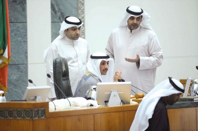 الغانم والشيخ محمد العبدالله وياسر ابلهاني الشمري﻿