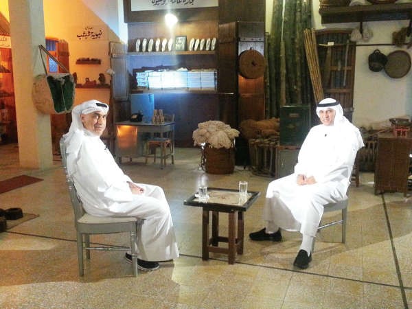 مذيع البرنامجالاعلامي جابر نصار في استضافته لـ المرعب جاسم يعقوب﻿