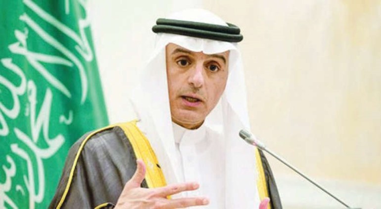 وزير الخارجية السعودي عادل الجبير ﻿