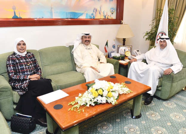  الشيخ فواز الخالد مستقبلا احمد الشطي و امال اليحي 