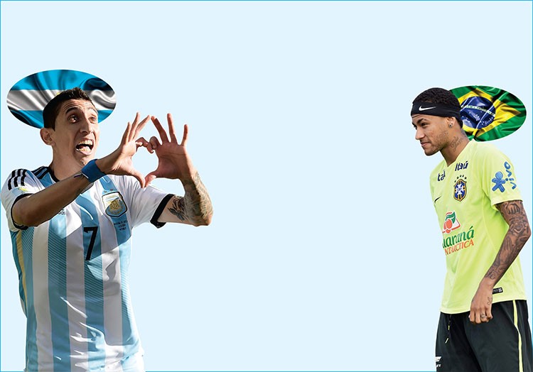 البرازيل VS الأرجنتين كلاسيكو العالم