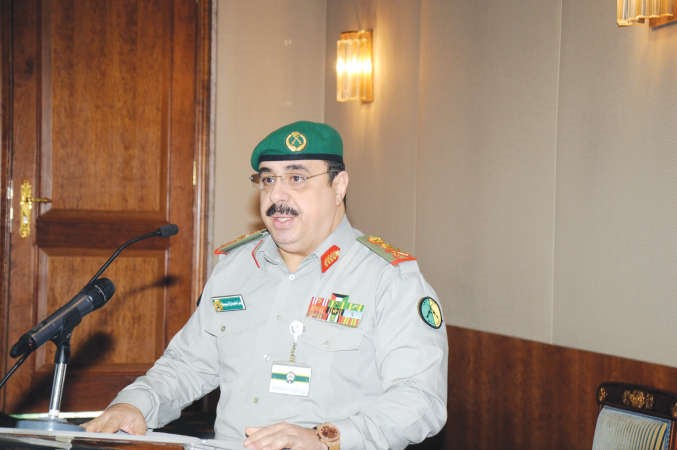 الفريق الركن م هاشم الرفاعي متحدثا﻿