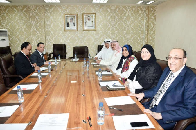 جانب من الاجتماع بين القوى العاملة ومكتب التمثيل العمالي في السفارة المصرية