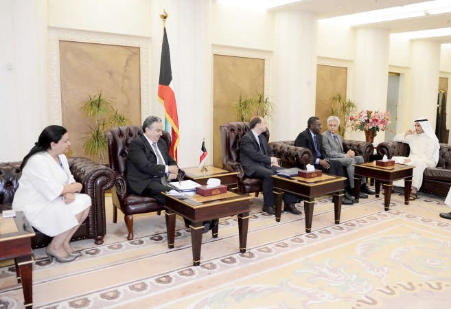 الغانم مع ميرزا حسن من البنك الدولي
