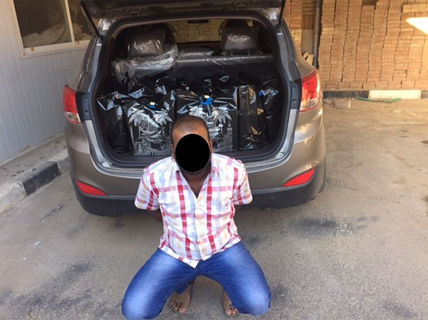 المتهم بعد ضبطه