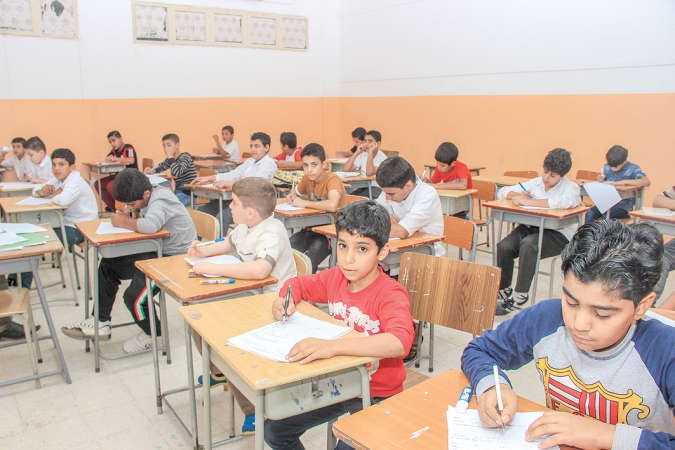 فصل اختبار للطلاب السوريين﻿