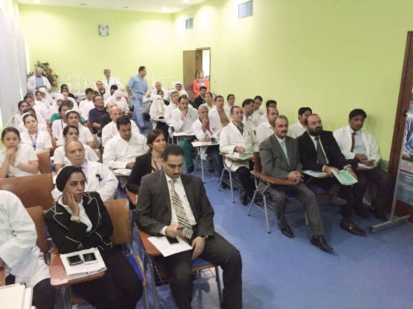 جانب من الحضور خلال الحملة﻿