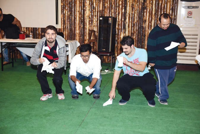 احدى فقرات الحفل﻿