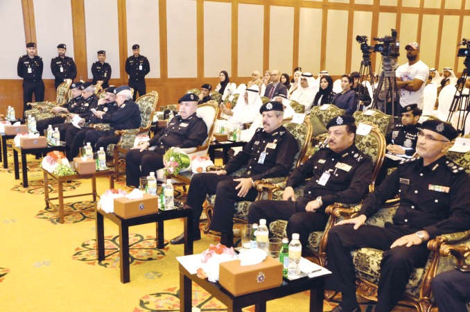 الفريق سليمان الفهد وعدد من القيادات الامنية﻿
