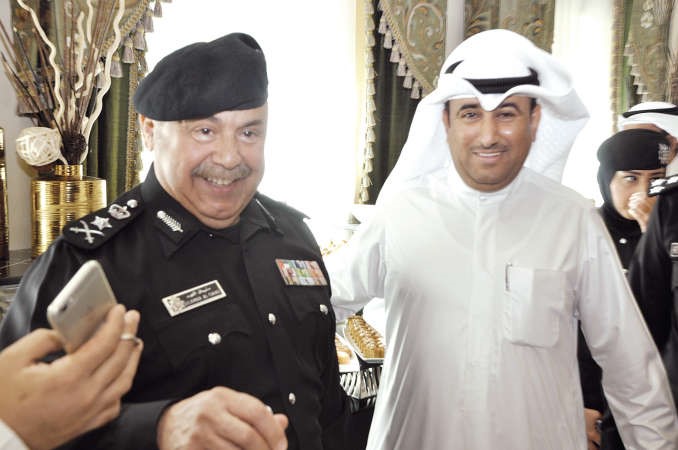 الفريق سليمان الفهد والزميل محمد الدشيش	احمد علي﻿