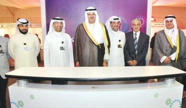 الشيخ سلمان الحمود وماياد الخرافي ووليد الخشتي وعدنان شهاب الدين في جناح زين