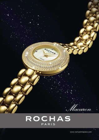 ساعات MACARON ROCHAS تشكيلة كلاسيكية مرصعة بالماس متوافرة لدى روائع جنيف