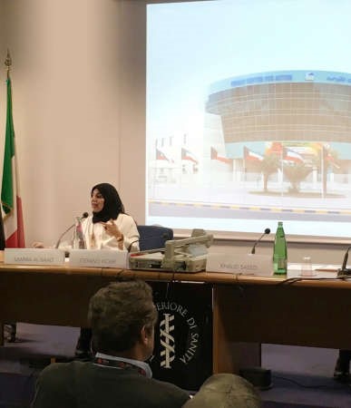  دسميرة السعد خلال اللقاء 