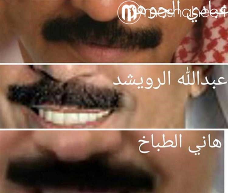 بالصور.. هيا الشعيبي تسخر من شنب زوجها ونجوم الخليج