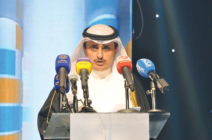 ماحمد المنفوحي يلقي كلمته في حفل الختام﻿