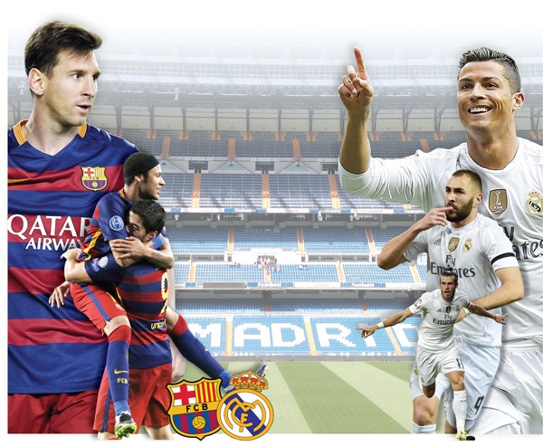 ريـال مدريد VS برشلونة.. «كلاسيكو الصدارة»