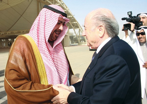 الشيخ احمد الفهد لن يخلف بلاتر في رئاسة فيفا 	الازرقكوم