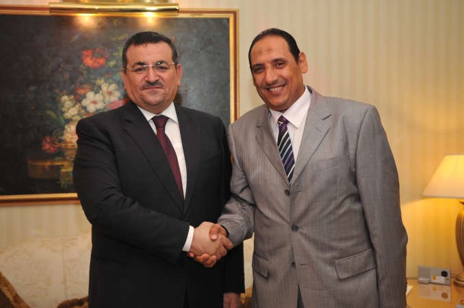 اسامة هيكل والزميل اسامة ابوالسعود