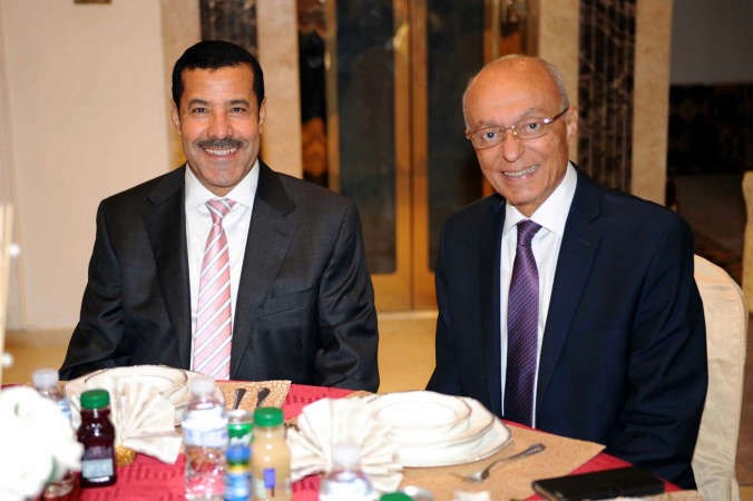 عبدالمحسن ابوالحسن مع اللواء سامح سيف اليزل