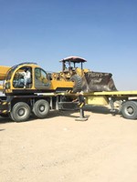 حجز احدى الجرافات﻿