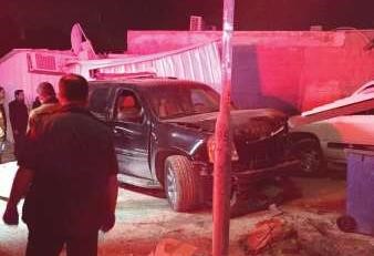 المركبة الاميركية التى اقتحمت منزل الصليبية ﻿