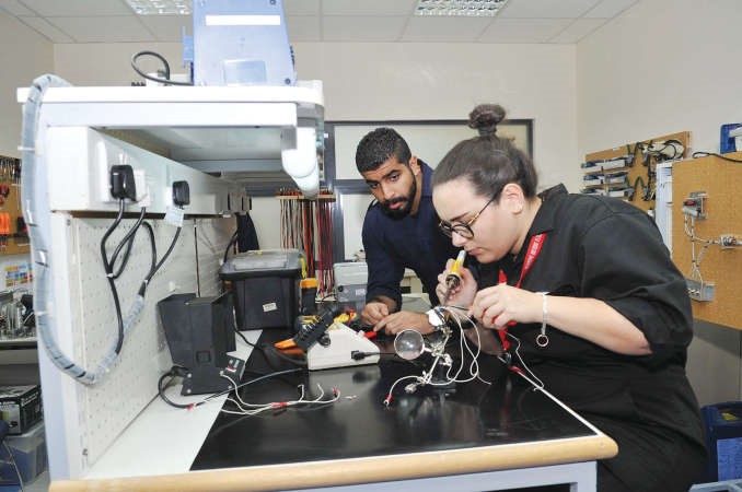 مختبرات وورش عمل على اعلى مستوى﻿