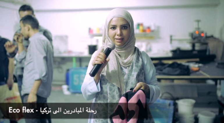 زيارة تركيا والمبادرة اسماء العنزي في مصنع Eco flex﻿