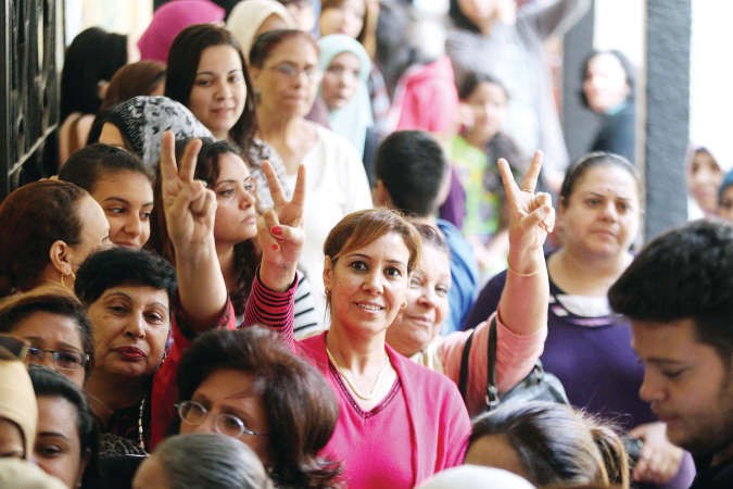 النساء الاكثر اقبالا على التصويت في ثاني ايام المرحلة الثانية من الانتخابات افب