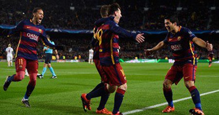 برشلونة يسحق روما ويعبر الى دور ال16 في الابطال