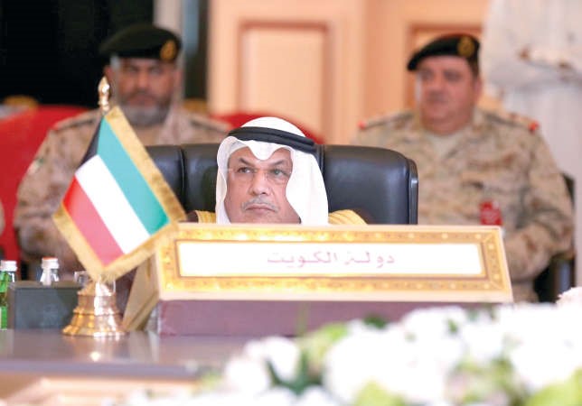 الشيخ خالد الجراح مترئسا وفد الكويت في الاجتماع ﻿