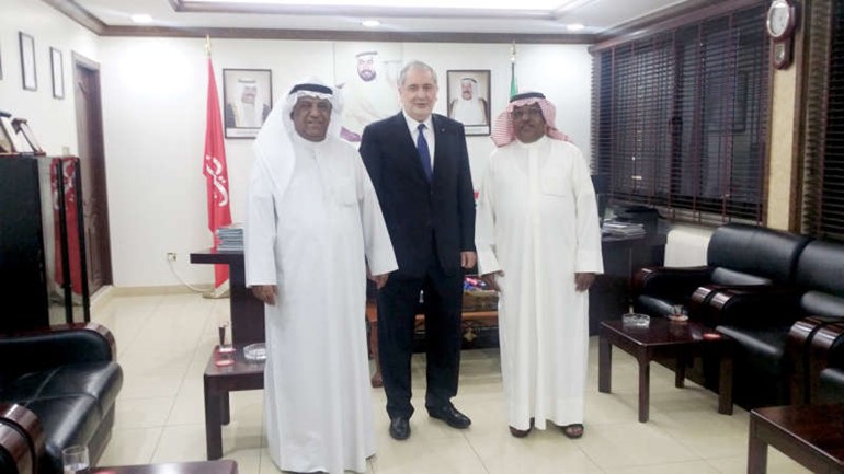 عبدالله الكندري وخليل ابراهيم مع هاكوب﻿