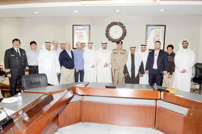 الشيخ يوسف العبدالله مع ممثلي الشركات﻿