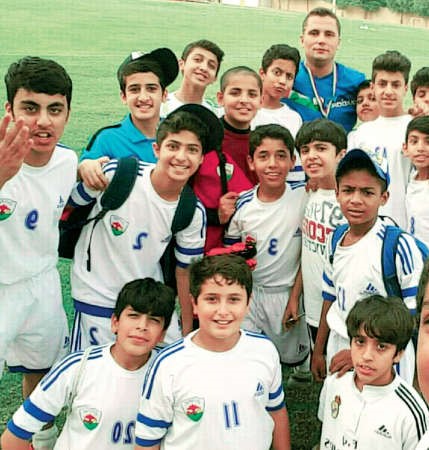 فرحة لاعبي الجهراء بالفوز على القادسية