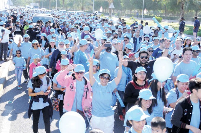 شركة بحرة التجارية شاركت في ماراثون الجري السادس «حارب السكري»