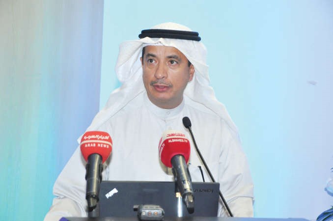 ديوسف الابراهيم متحدثا خلال اللقاء﻿