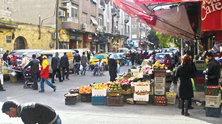 ما يسمى بسوق التنابل في حي الشعلان﻿