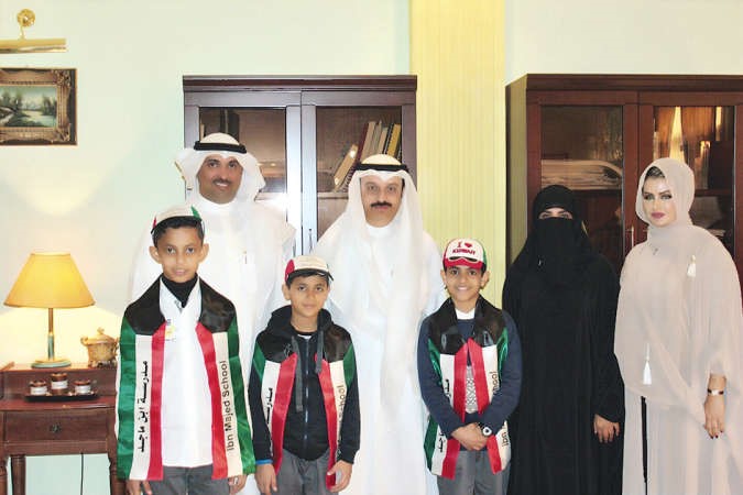 دماجد العلي والوفد الطلابي المشارك في اكسبو ميلانو﻿