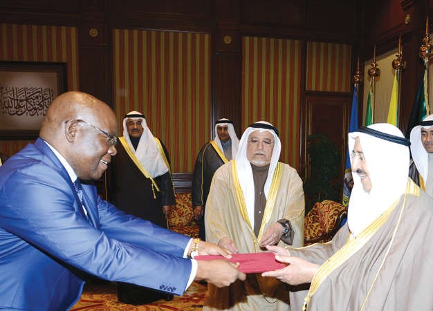سمو الامير يتسلم اوراق اعتماد سفير مالاوي﻿