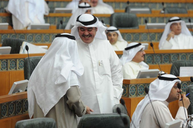محمد البراك خلال الجلسة
﻿