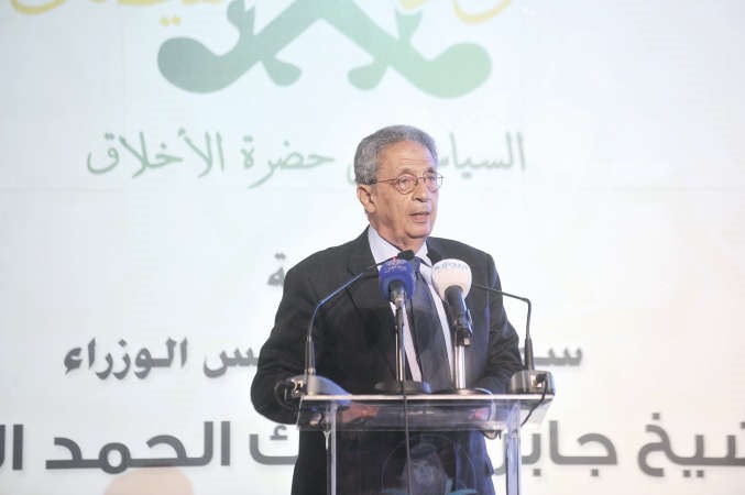 عمرو موسى متذكرا مناقب فقيد الامة﻿