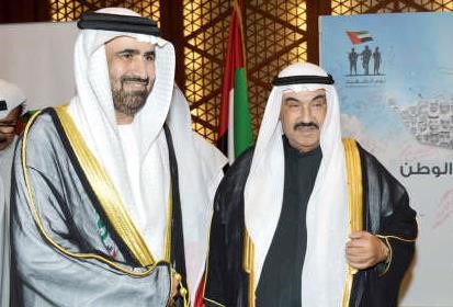 سمو الشيخ ناصر المحمد يبارك للسفير الاماراتي