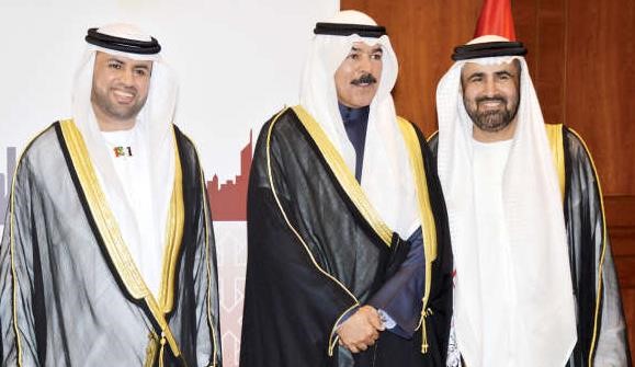 الشيخ محمد الخالد مهنئا انور الكندري