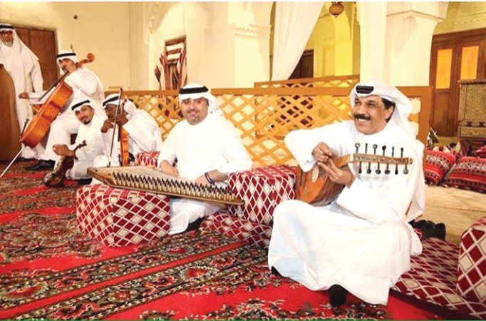 الرويشد في التجهيز لتصوير الاغنية مع الفرقة﻿