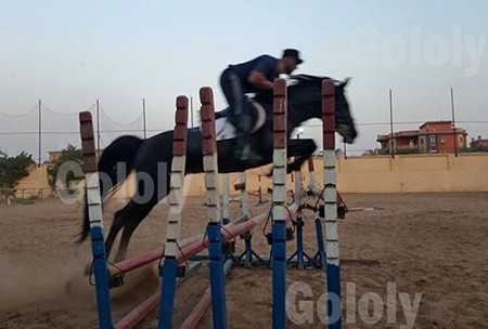 بالفيديو.. أحمد السقا يستعرض مهارته في ركوب الخيل